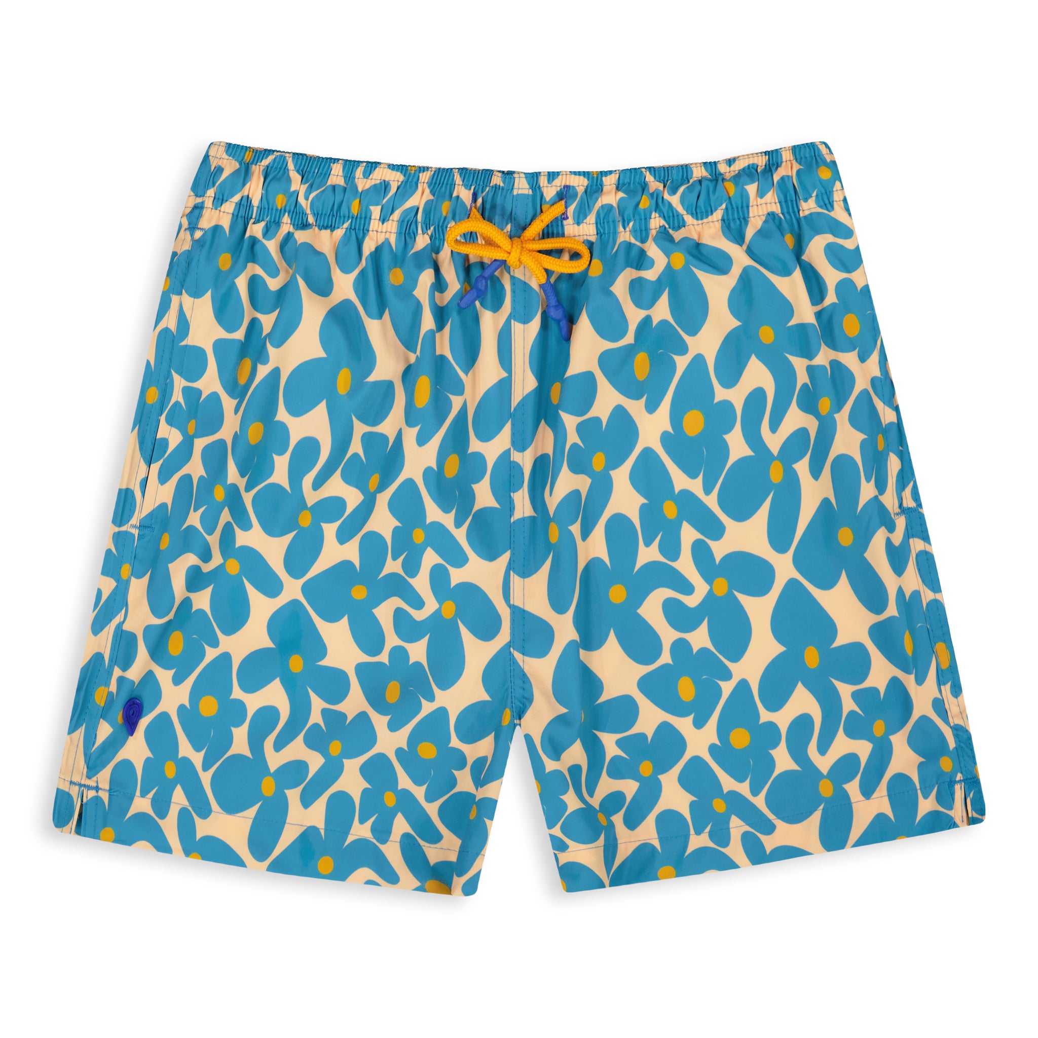 Micro Fiber Woven Printed Swim Trunk-Mens