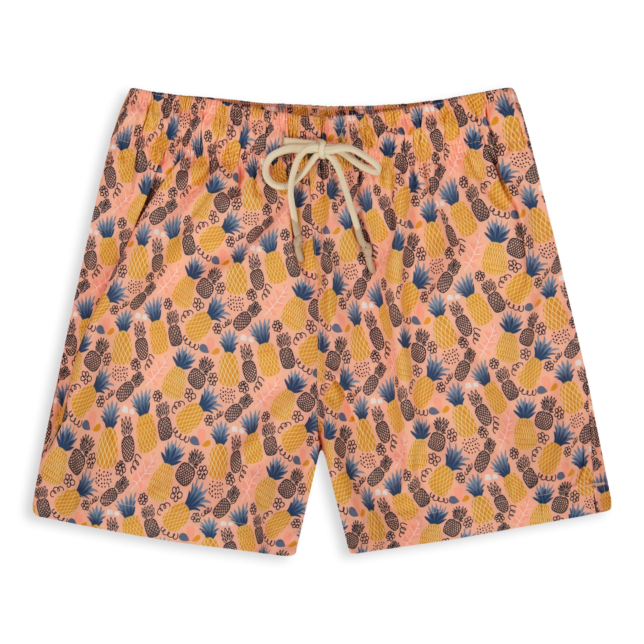 Micro Fiber Woven Printed Swim Trunk-Mens