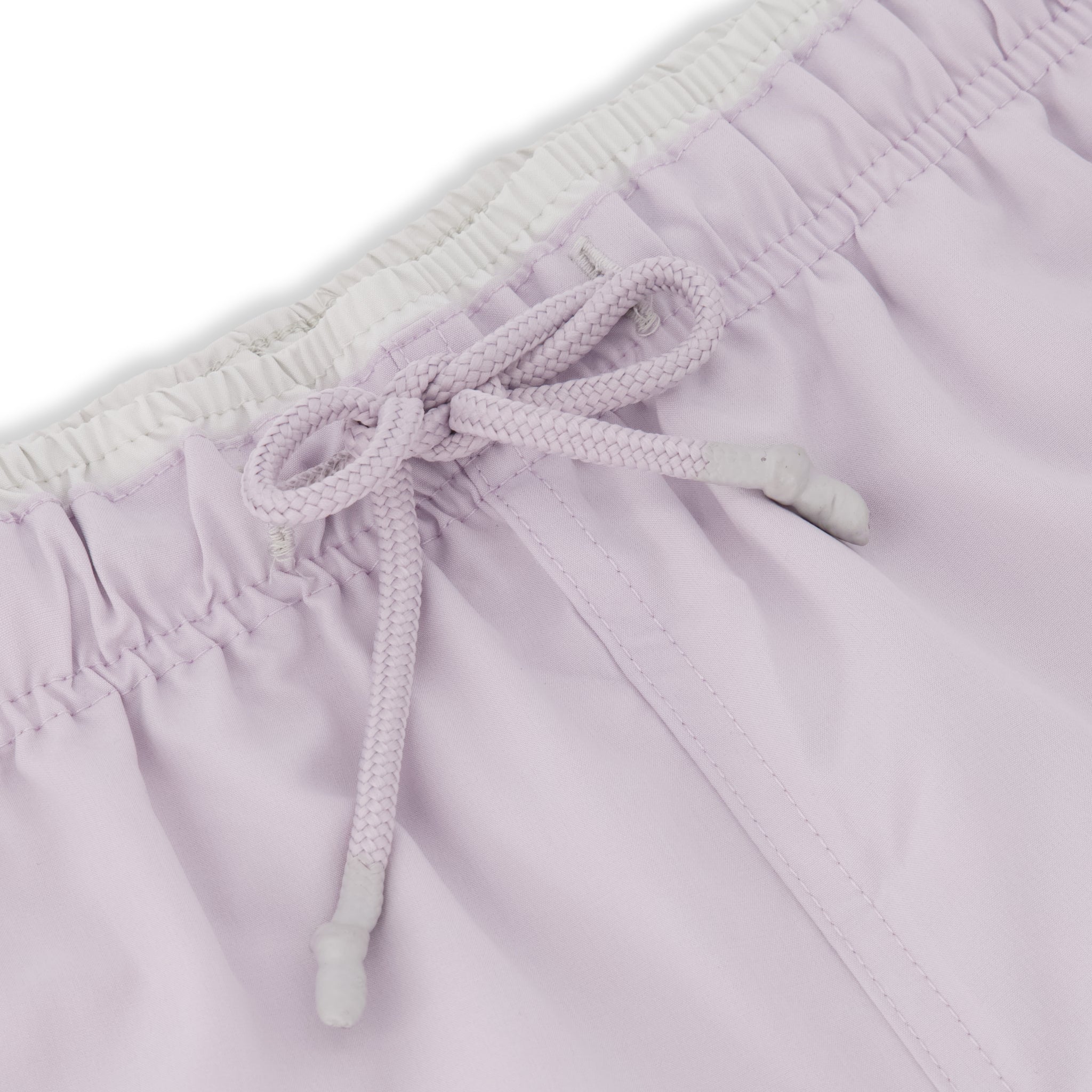 Micro Fiber Woven Solid Swim Trunk-Mens