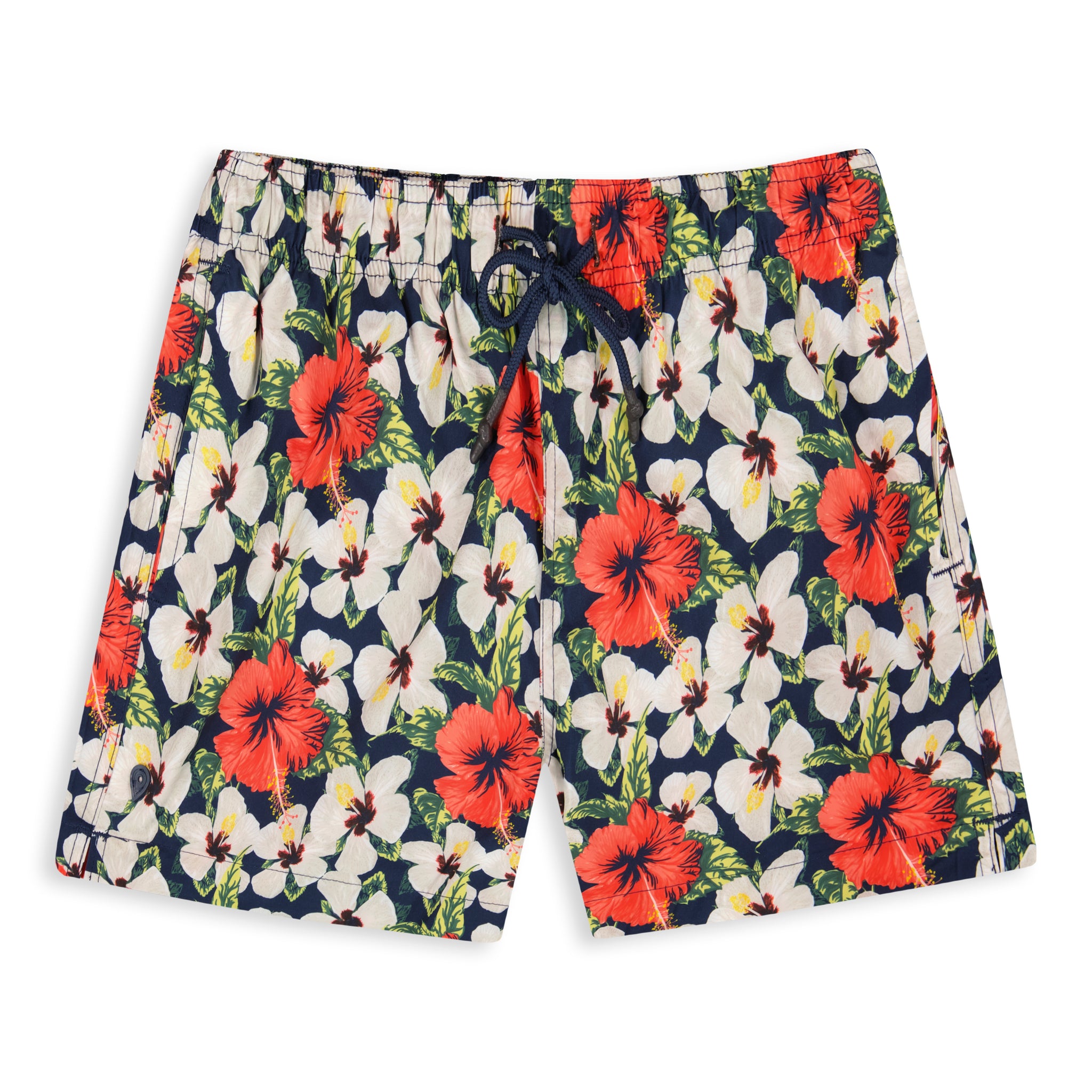 Micro Fiber Woven Printed Swim Trunk-Mens