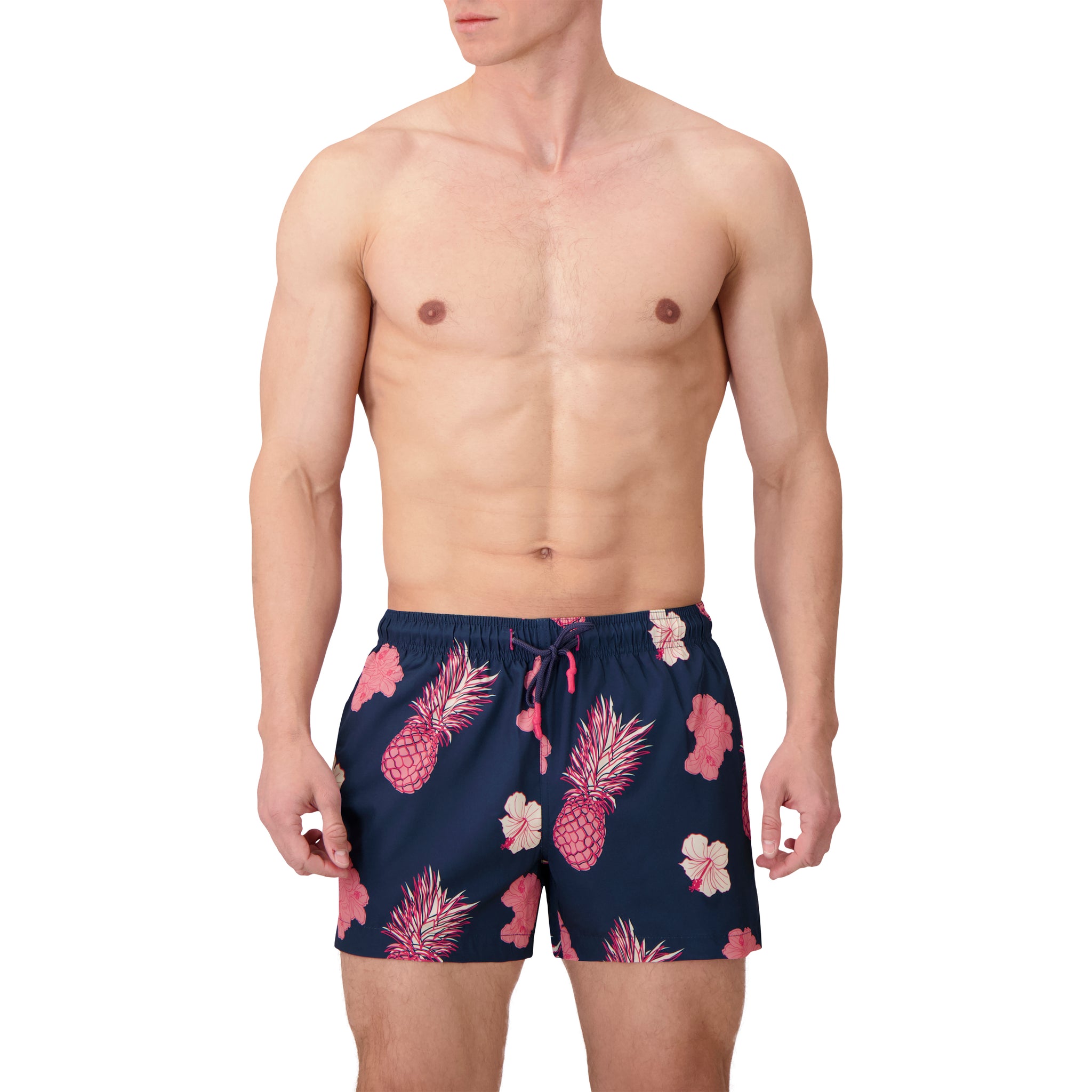 Micro Fiber Woven Printed Swim Trunk-Mens