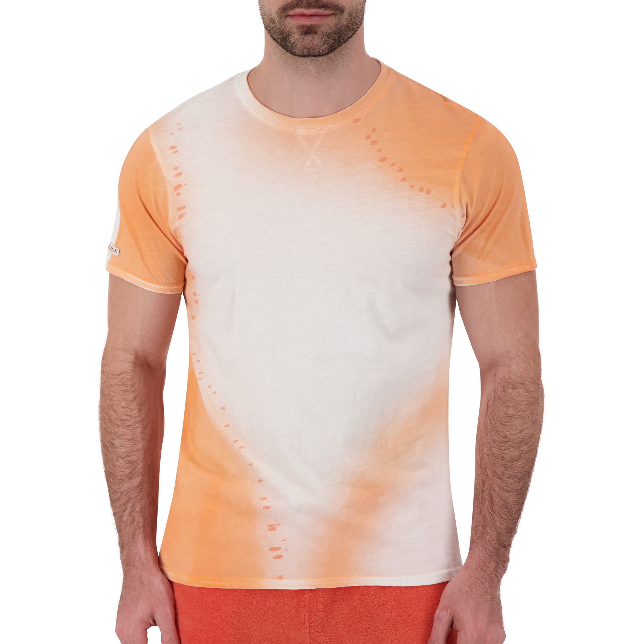 Splatter & Spray T-Shirt in Melon