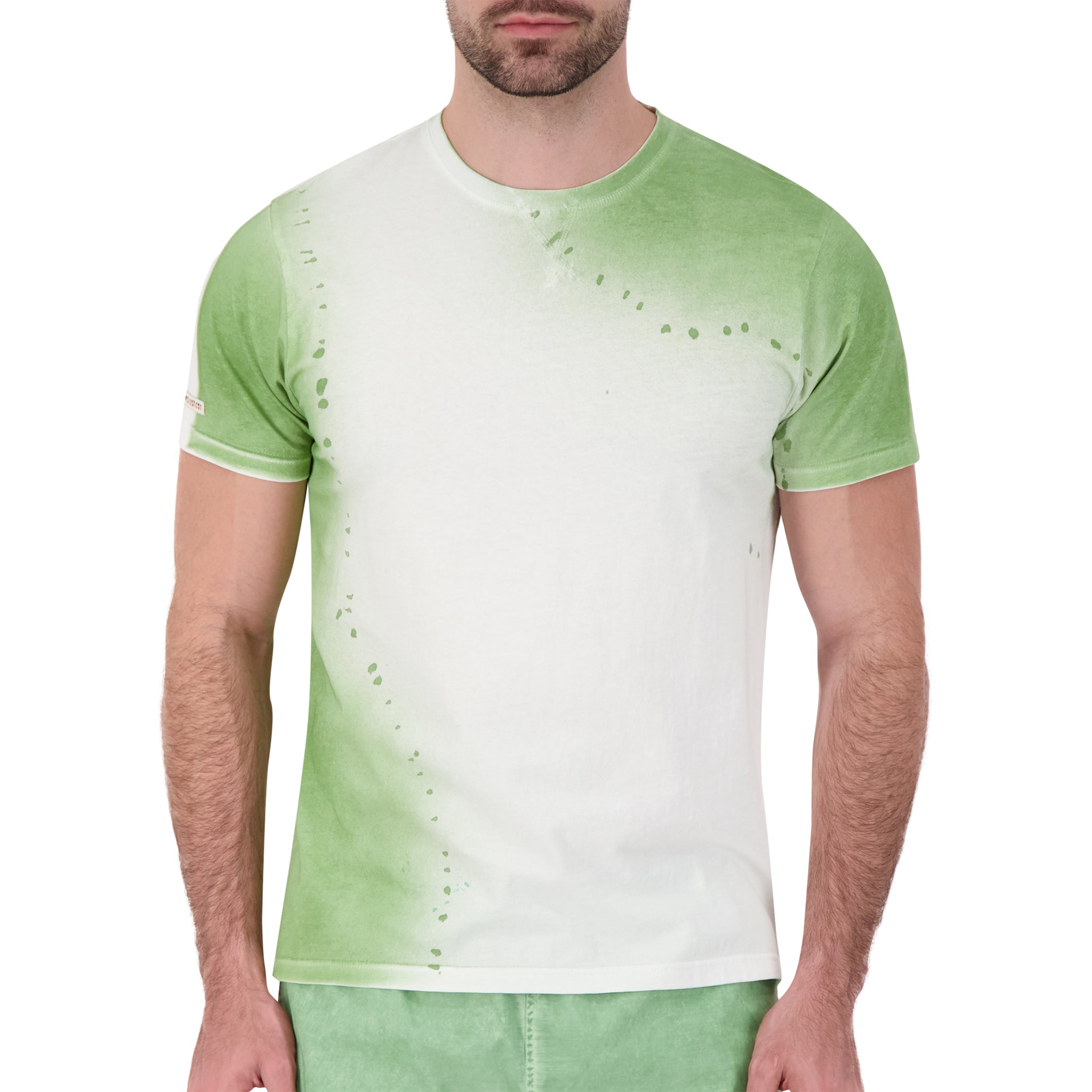 Splatter & Spray T-Shirt in Olive